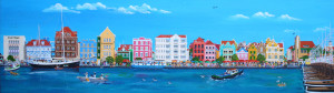 Handelskade Curaçao Giclée Fred Breebaart